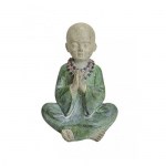 Boeddha Monnik zittend, polystone, 9cm (573)